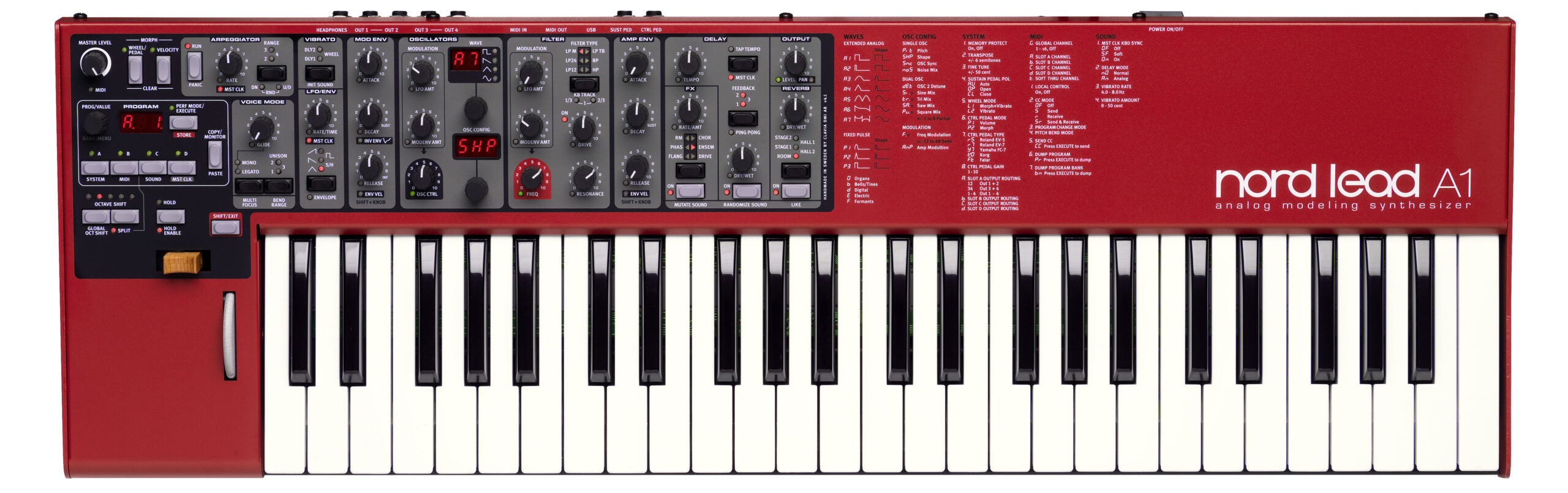 A1_-_Top Clavia Synthesizer Nord Lead A1 - Image 1